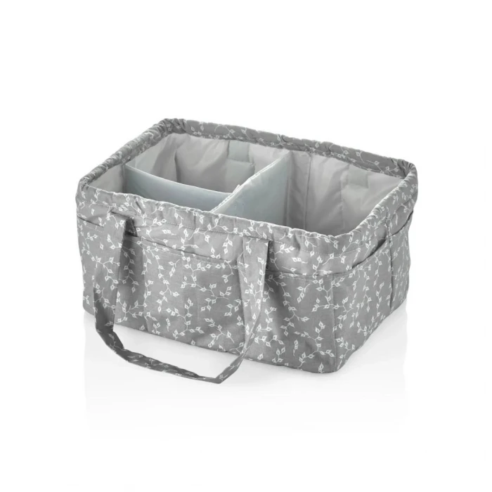 ieg™  Katlamalı Anne & Bebek Organizer 795 Gri Çiçek