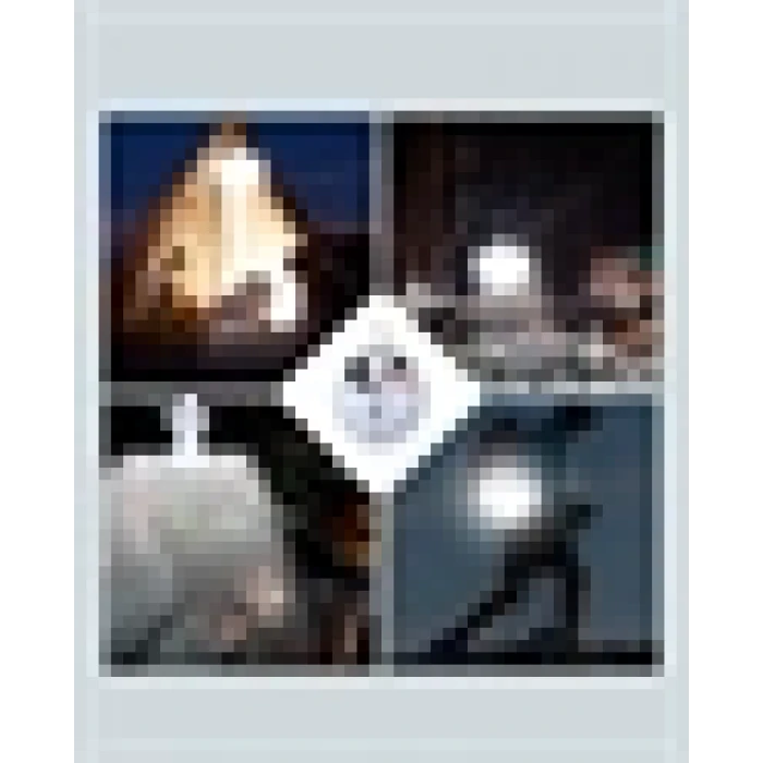 ieg™ Katlanabilir Güneş Enerjili LED Kamp Lambası USB Şarjlı