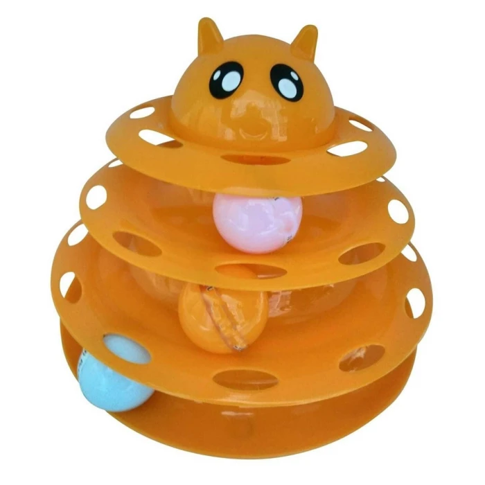 ieg™ Kedi Başlıklı 3 Katlı Kedi Oyuncağı