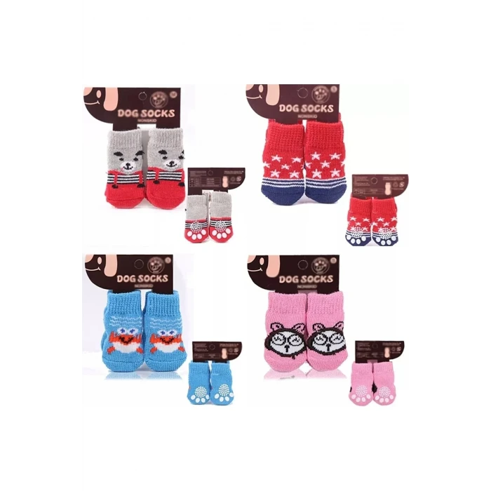 ieg™ Kedi Köpek Kaydırmaz Örme Çorap