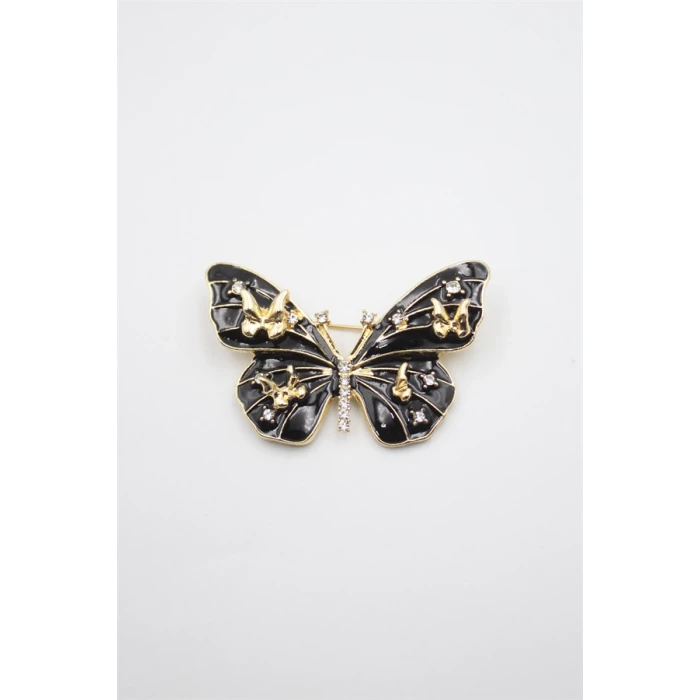 ieg™ Kelebek Broş - Siyah