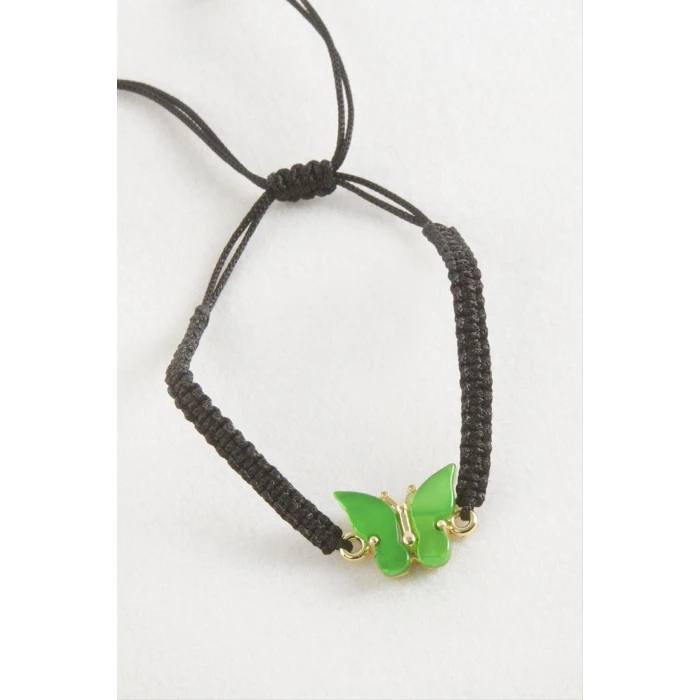 ieg™ Kelebek Polyester Makrome Örgülü Bileklik