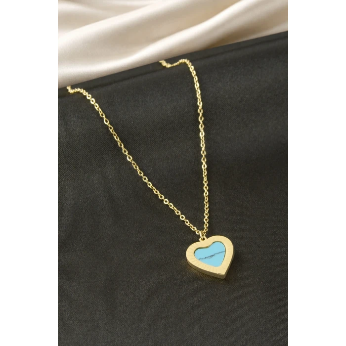 ieg™ Kelebek Sedef Çelik Kolye