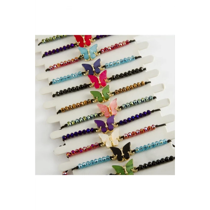 ieg™ Kelebek Sedef Kristal Bileklik