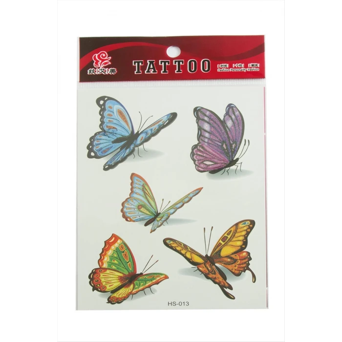 ieg™ Kelebek Tattoo Dövme Sticker