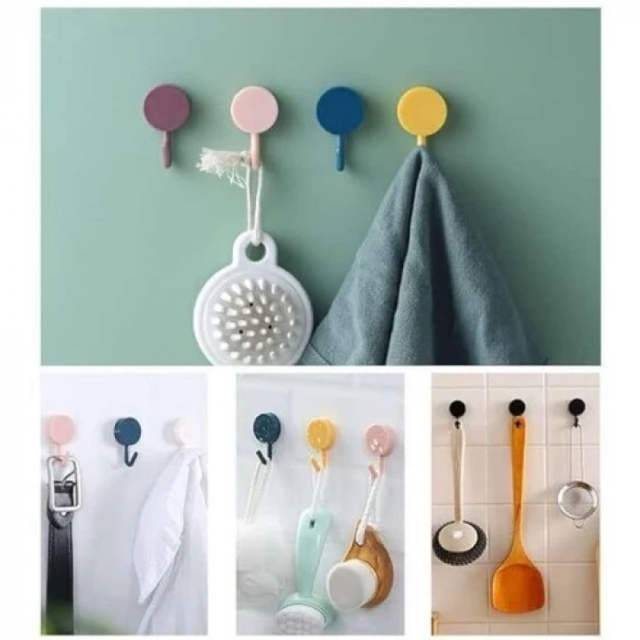 ieg™ Kendinden Yapışkanlı Renkli Duvar Askısı