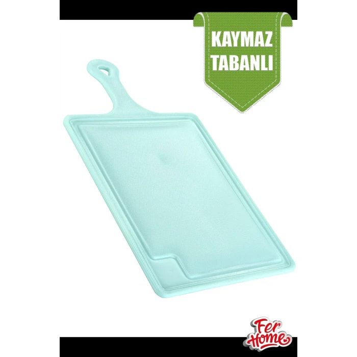 İEG Kesme Tahtası Kaydırmaz Plastik Kesme Sunum Tahtası Pratik Kesim Panosu 165x315 Mm -FR-105