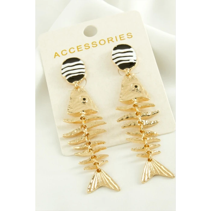 ieg™ Kılçık Mineli Metal Küpe