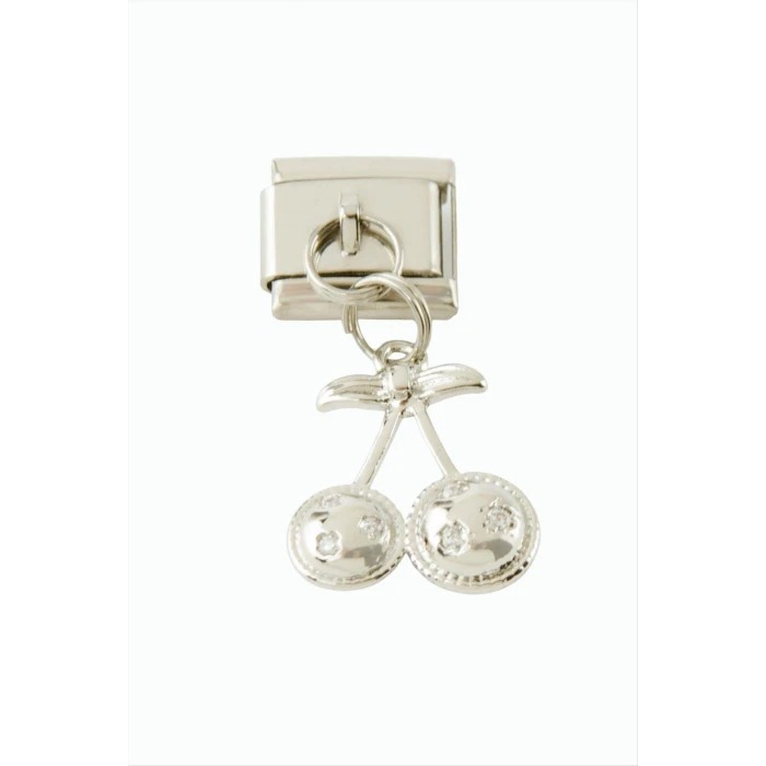 ieg™ Kiraz Sallatılı Çelik Charm