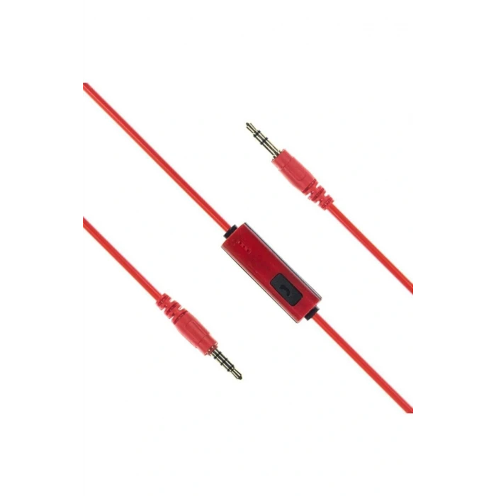 İEG® Kırmızı Kulak Üstü Portatif Katlanır Stereo Kulaklık