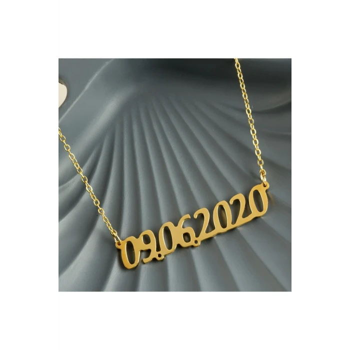 ieg™ Kişiye Özel Tarih Yazılı Kolye