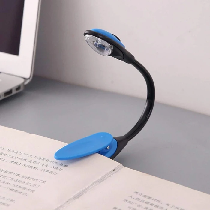 ieg™ Kitap Okuma Işığı Led Booklight Kıskaçlı Pilli Model Led Işık