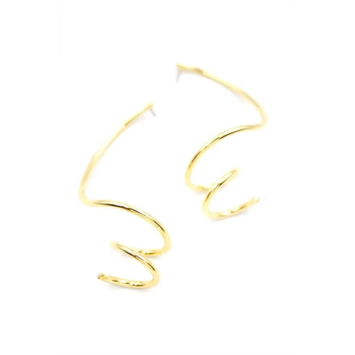 ieg™ Kıvrımlı Küpe - Altın