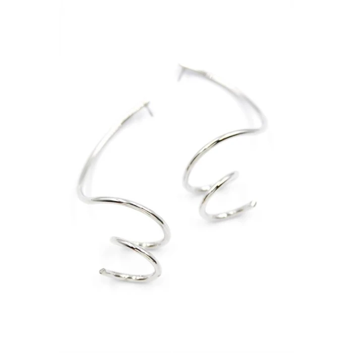 ieg™ Kıvrımlı Küpe - Gümüş