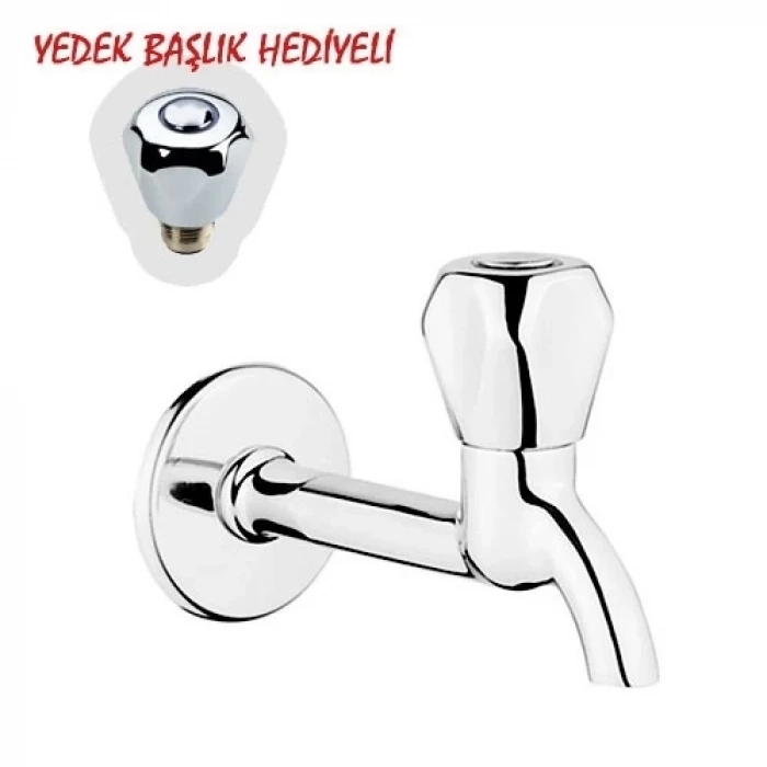 ieg™ Klasik Uzun Musluk + Musluk Kapak Takımı Hediyeli