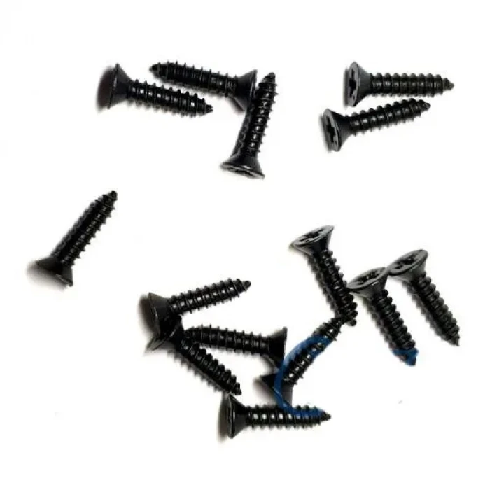 ieg™ Klips, Menteşe, Ayak, Ağaç, Sunta Vidası 2,2x6,5mm - Siyah 1000 Adet