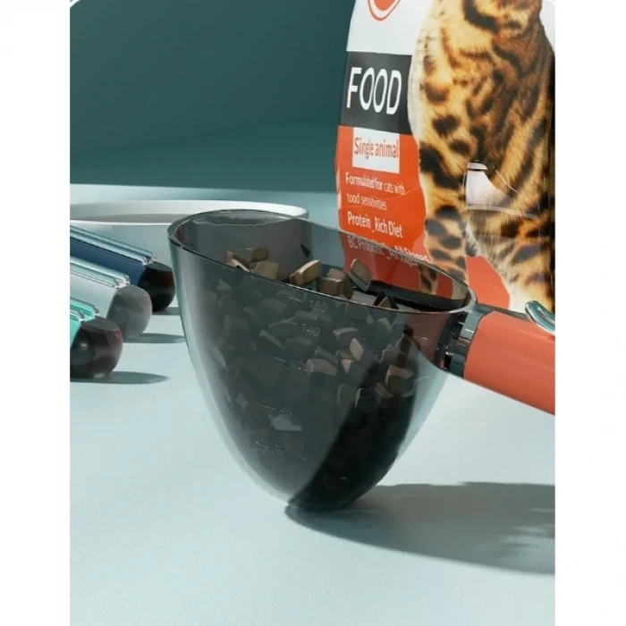 ieg™ Klipsli Ölçekli Kedi Köpek Mama Küreği