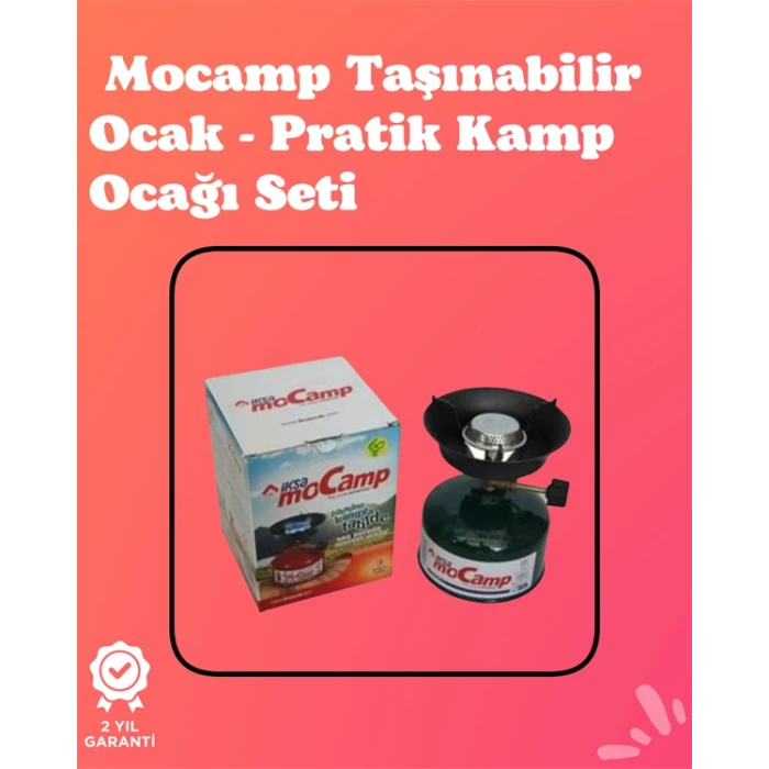 ieg™ Kolay Ayarlanabilir Alevli Ve Güvenli Metal Kamp Ocağı