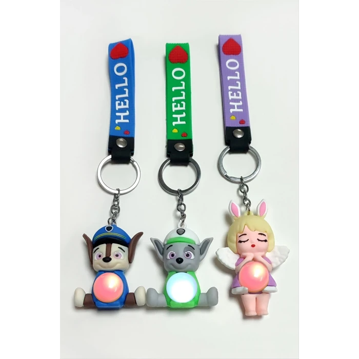 ieg™ Köpek Işıklı Silikon Anahtarlık