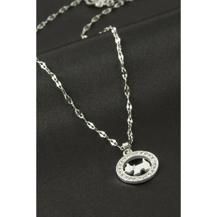 ieg™ Köpek Zirkon Taşlı Kolye