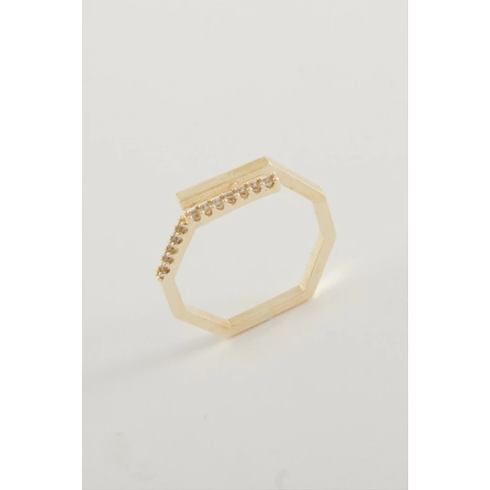 ieg™ Köşeli Taşlı Yüzük