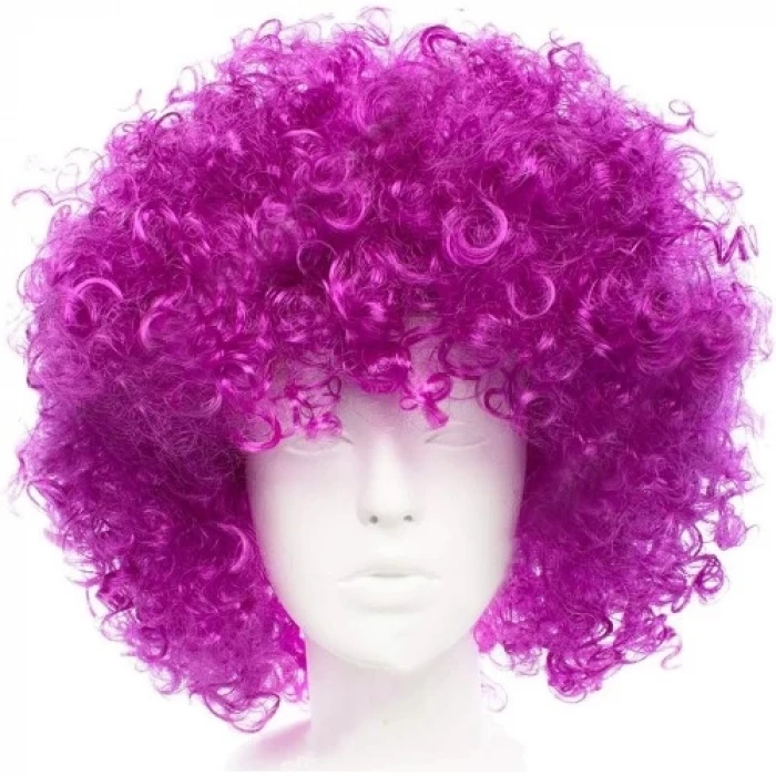ieg™ Koyu Mor Violet Renk Afro Bonus Parti Peruğu