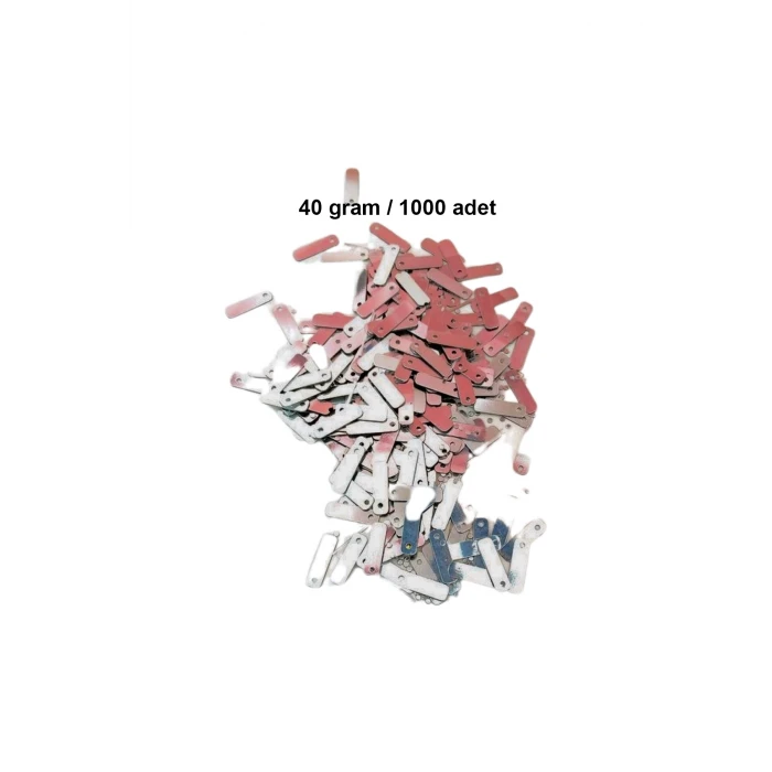 İEG Koyu Pembe 15 x 5 mm Dantel Oya Yazma Halhal Abiye Lazer Kesim Pul 1000 adet / 40 gram