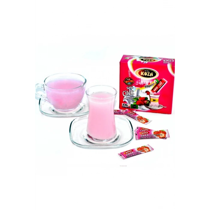 ieg™ Koza Tek İçimlik Çilek Aromalı Toz İçecek 50li