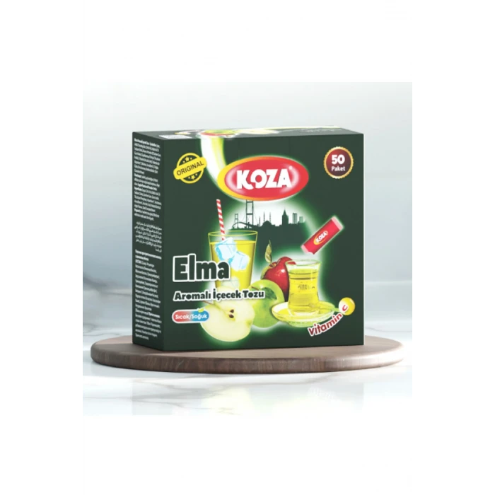 İEG® Koza Tek İçimlik Elma Aromalı Toz İçecek 50li