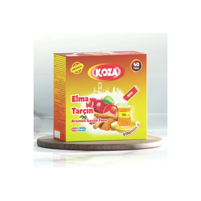 İEG® Koza Tek İçimlik Elma & Tarçın Aromalı Toz İçecek 40lı