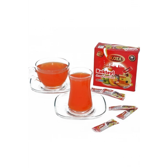 ieg™ Koza Tek İçimlik Kokteyl Aromalı Toz İçecek 50li