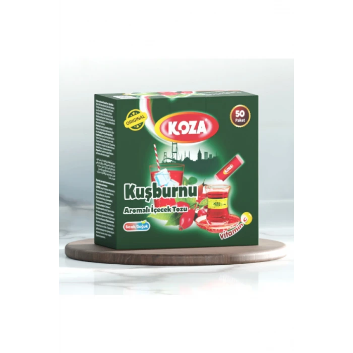 ieg™ Koza Tek İçimlik Kuşburnu Aromalı Toz İçecek 50li