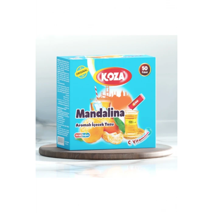 İEG® Koza Tek İçimlik Mandalina Aromalı Toz İçecek 50li