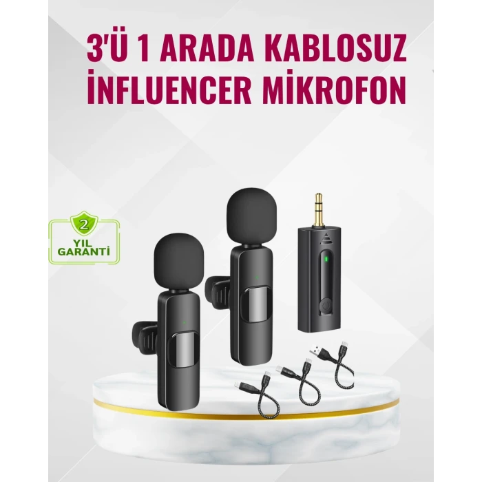 ieg™ Küçük Boyutlu Mikrofon - 8 Saat Kullanım