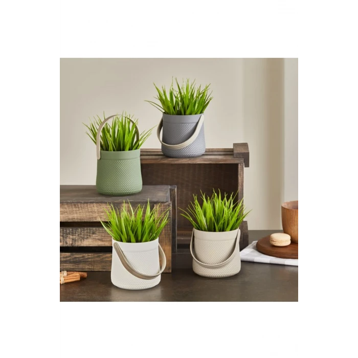 İEG Kulplu Sepette Saz Model Çiçek -5764