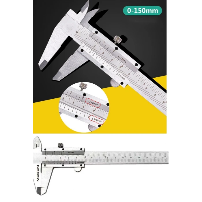 ieg™ Kumpas - Çelik Kumpas 0,01 mm - 150mm 6inc