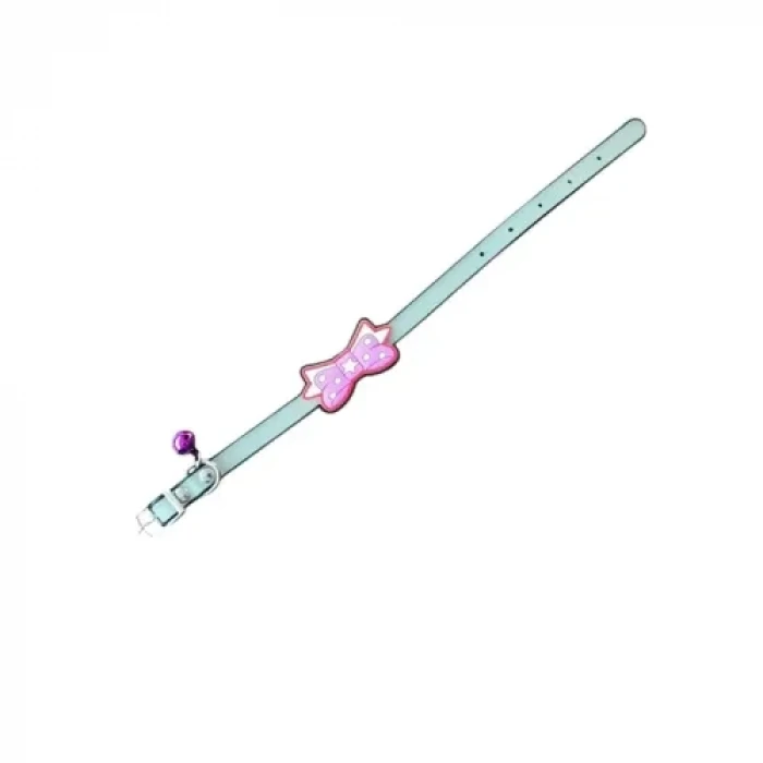 ieg™ Kurdeleli Zilli Silikon Kedi Tasması