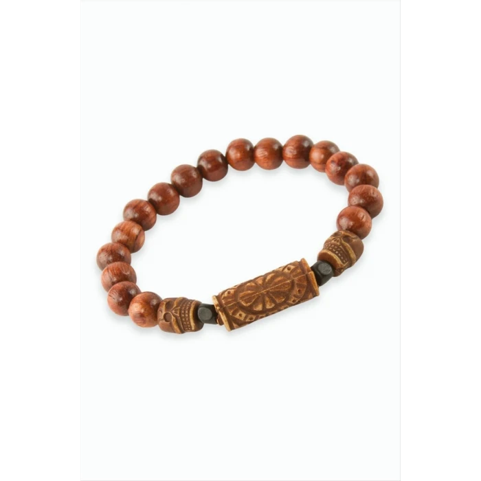 ieg™ Kuru Kafa Bambu Ahşap Bileklik 8 mm