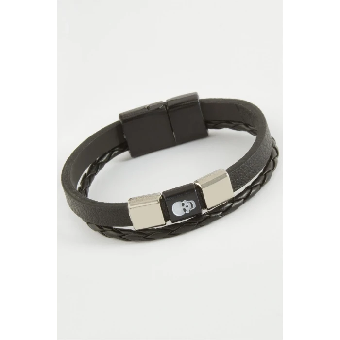 ieg™ Kuru Kafa Kaliteli Mıknatıslı Suni Deri Bileklik