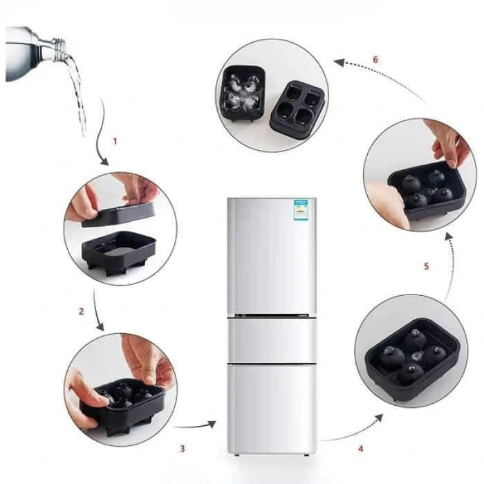 ieg™ Kuru Kafa Şekilli Silikon Buz Kalıbı