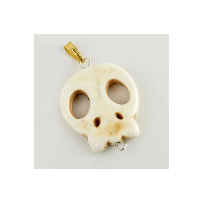 ieg™ Kuru Kafa Turkuaz Doğaltaş Kolye Ucu