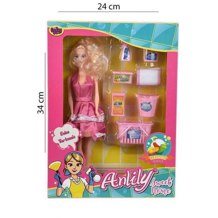 ieg™ Kutuda Anlily Temizlik Setli Bebek 2442