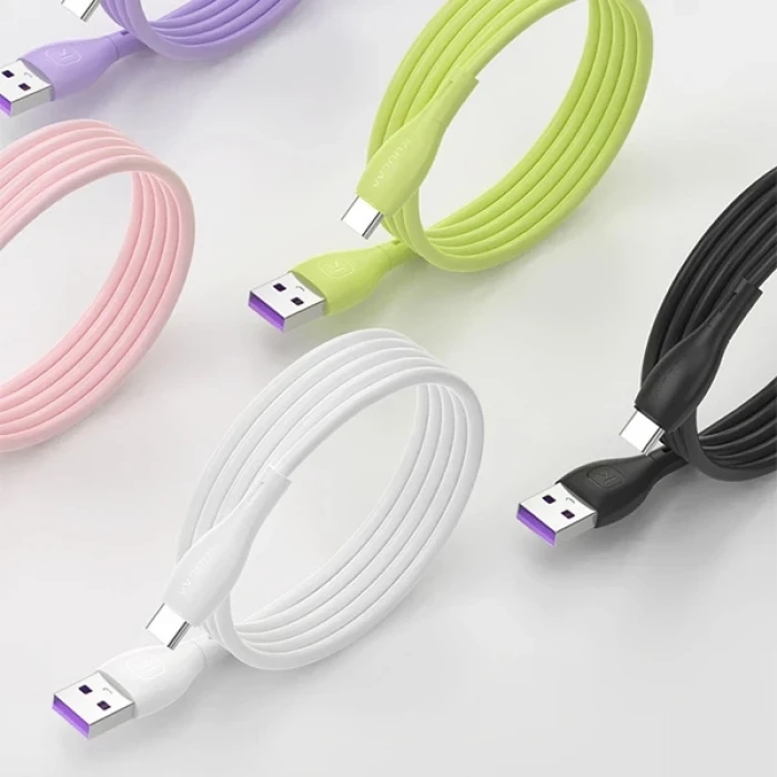 ieg™ Kuulaa Liquid Silicone Usb Type C Qc3.0 Hızlı Şarj Kablosu 1metre
