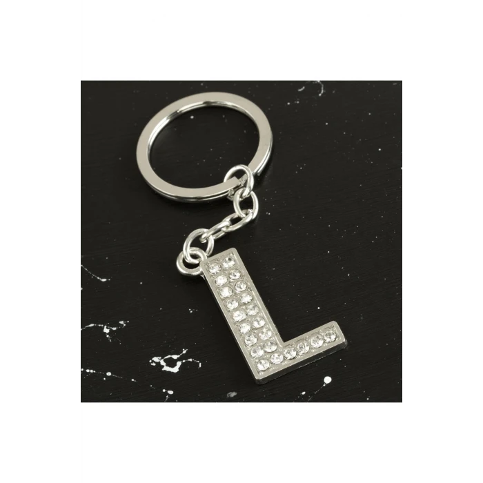 ieg™ L Harfli Taşlı Anahtarlık