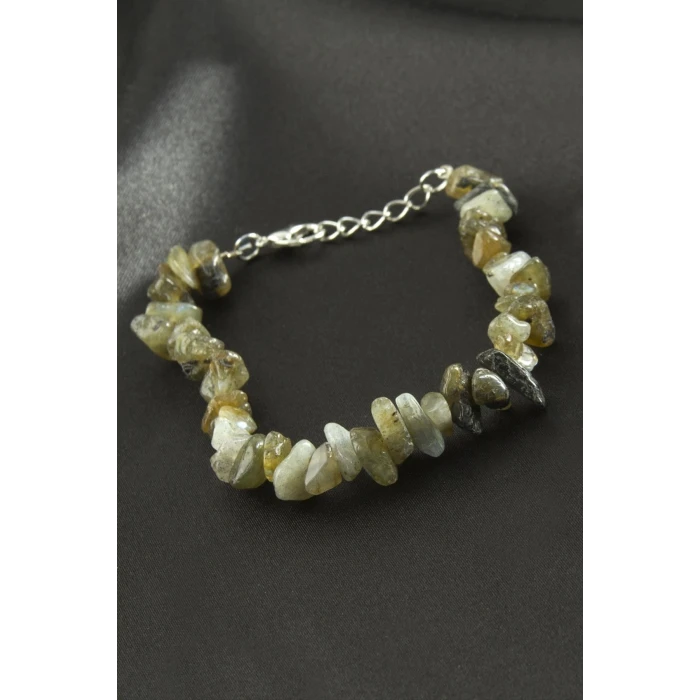 ieg™ labrodorit Kırık Doğaltaş Bileklik