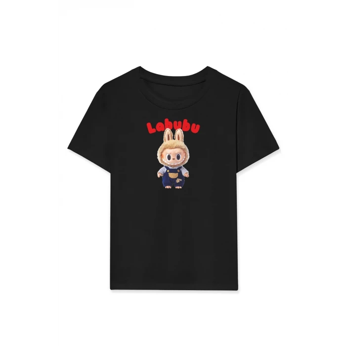 ieg™      Labubu   Baskılı T-Shirt - Beyaz -
