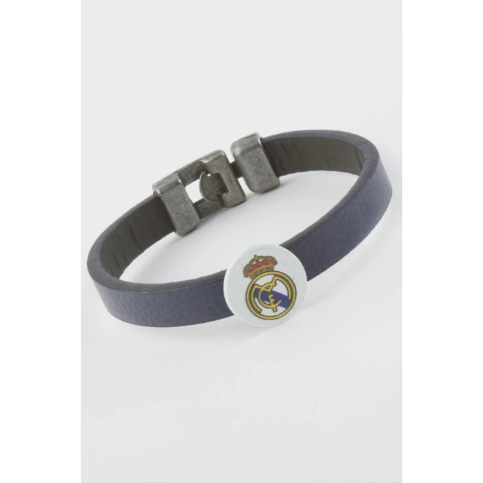 ieg™ Lacivert Renkli Suni Deri Bileklik