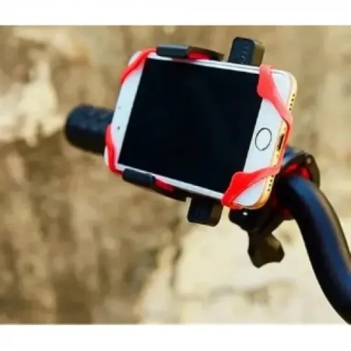ieg™ Lastik Destekli Standlı Bisiklet Telefon Tutucu