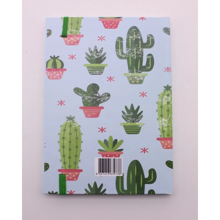 ieg ™ Lastikli Noktalı Sert Kapak Kaktüs Defter