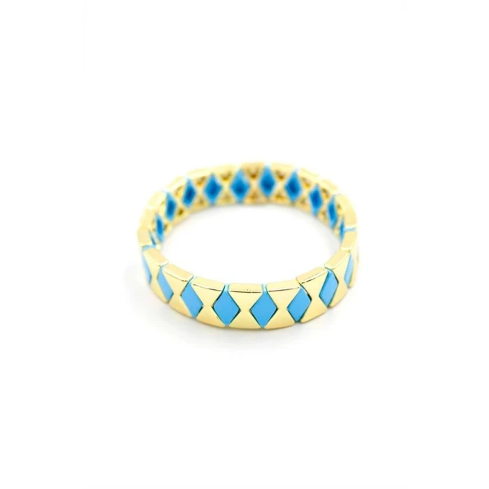 ieg™ Lastikli Porselen Bilezik - Mavi